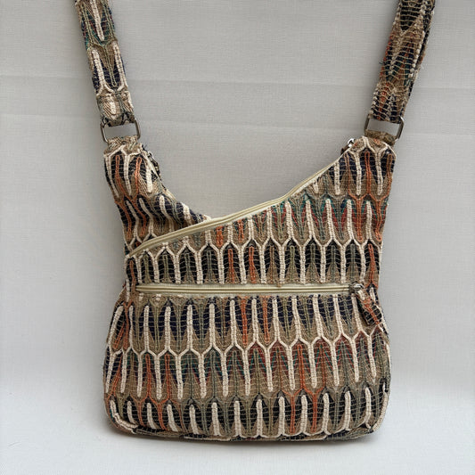 Bolso Bandolera Súper Caomka "Raíces Salvajes" · Pieza Única Núm. 19045