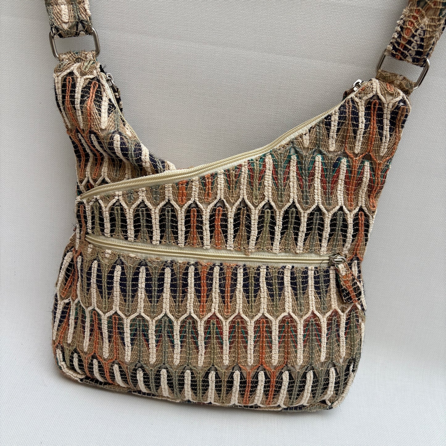 Bolso Bandolera Súper Caomka "Raíces Salvajes" · Pieza Única Núm. 19045