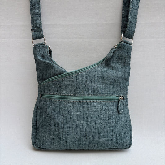 Bolso Bandolera Súper Caomka "Blue Heritage" · Pieza Única Núm. 19048