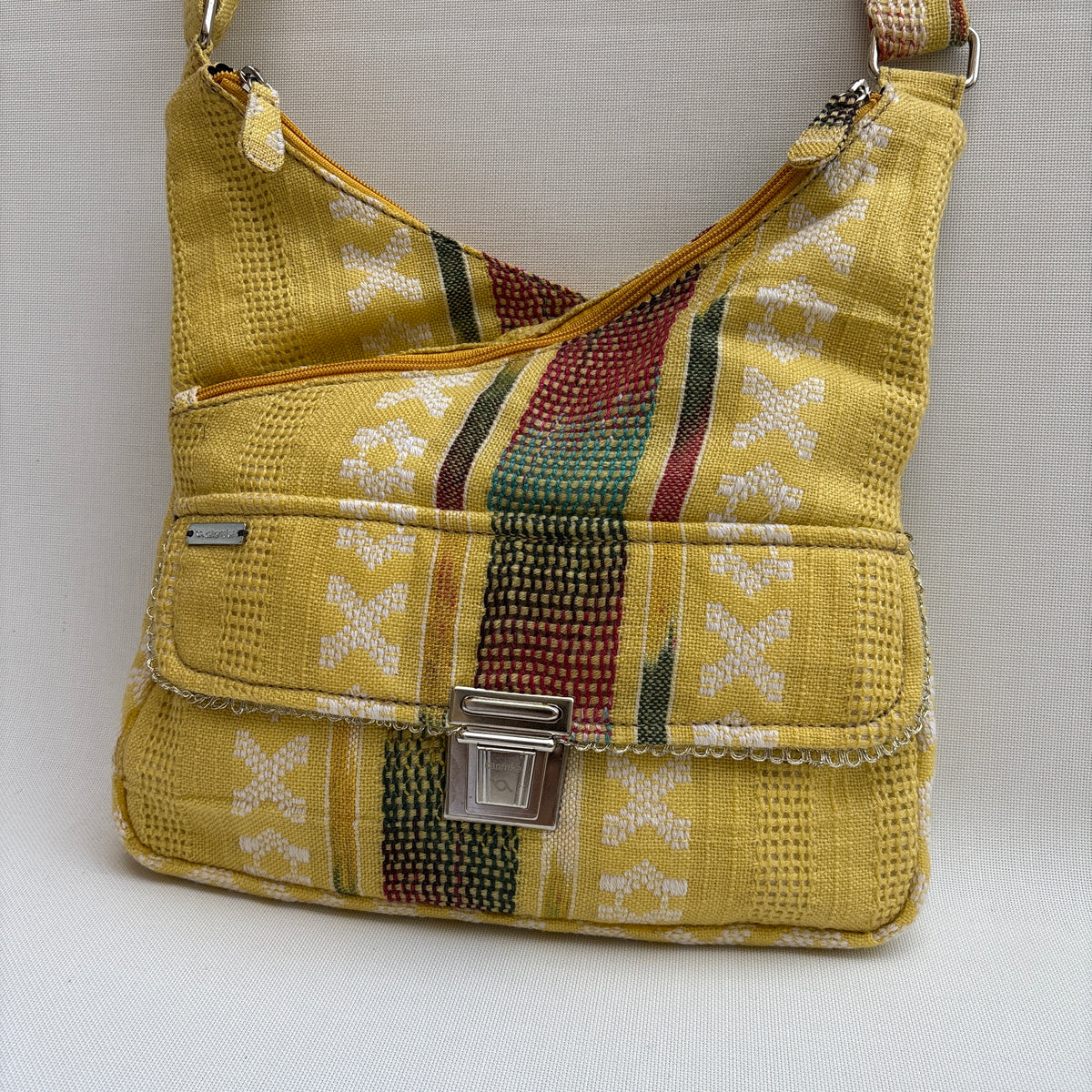 Bolso Bandolera Súper Caomka "Golden Nomad Sun" · Pieza Única Núm. 19041