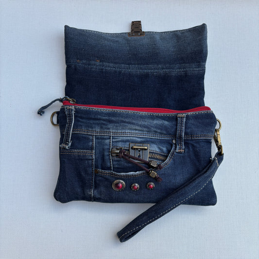 Riñonera NANO multifunción ♻️ Jeans Recycled ♻️ · Pieza Única Núm. 17616