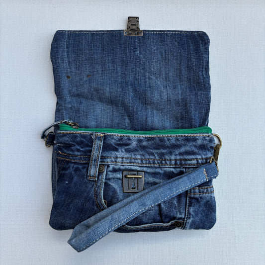 Riñonera NANO multifunción ♻️ Jeans Recycled ♻️ · Pieza Única Núm. 17618