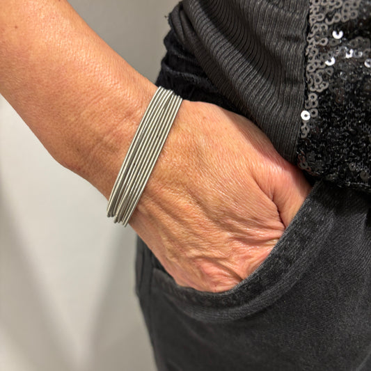 Set de 10 pulseras SILVER NIGHT · Jolly Venezia × Caomka