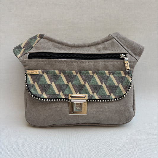 Riñonera "Special Geometric Nepal" + Bolsillo trasero · Pieza Única Núm. 17633