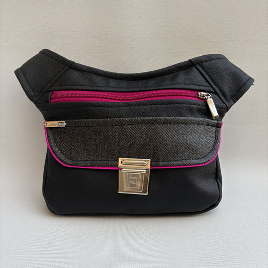 Riñonera "Special Black & Fucsia" · Polipiel · Pieza única Núm. 17685