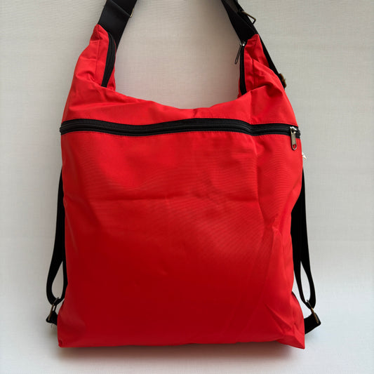 Mochila - Bolso - Tote Bag - Impermeable · Mutifunción · "Nepal" Color Rojo · Súper ligera · Pieza 17679