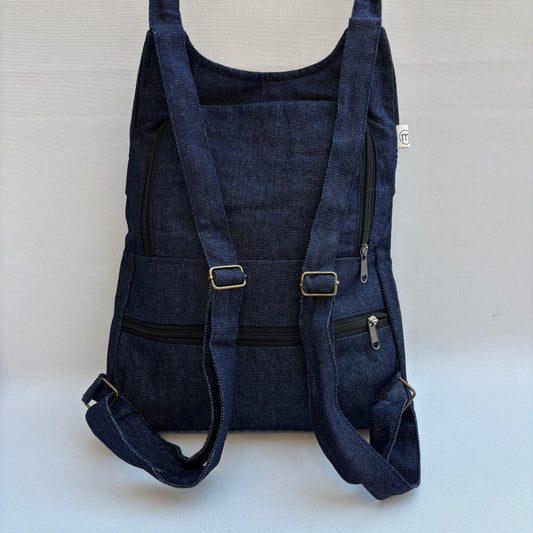 Mochila "Bhaktapur" Jeans · Pieza Exclusiva 19088
