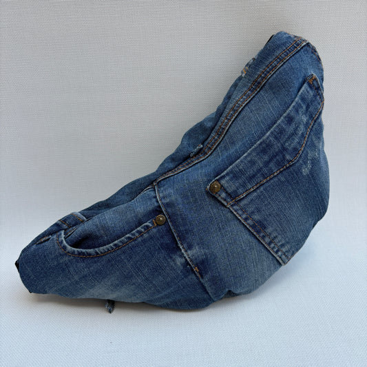 Maxi Retro Chic ♻️ Jeans Recycled ♻️ · Limited Edition · Unique Piece No. 12776