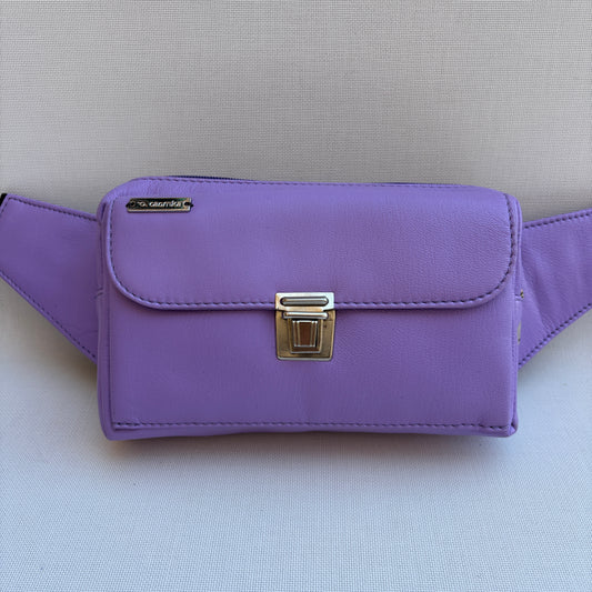 Riñonera Urban Classic · Lavanda · Piel · Pieza Exclusiva Núm. 19136