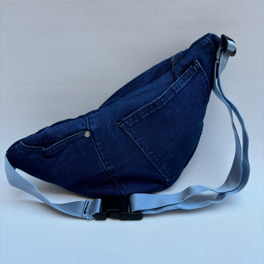 Maxi Retro Chic ♻️ Jeans Recycled ♻️ · Limited Edition · Unique Piece No. 12776