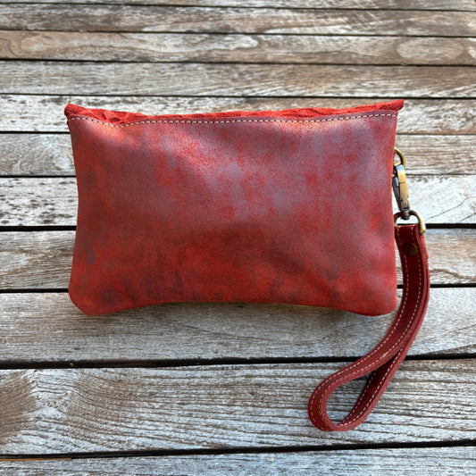 Riñonera multifunción ELEGANT NANO "Teja" · Piel - Cuero · Pieza Exclusiva Núm. 16908