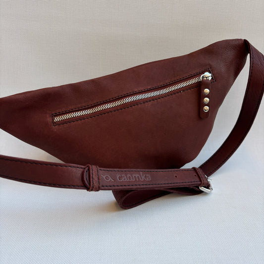 Premium Retro Chic Green BioCuir® Natural Leather Exclusive Piece No. 12639