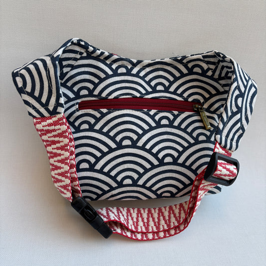 Riñonera "Special Japanese Waves Top" + Bolsillo trasero · Pieza Única Núm. 16894