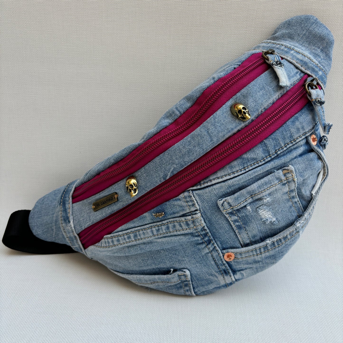 Maxi Retro Chic ♻️ Jeans Recycled ♻️ · Limited Edition · Einzelstück Nr. 12776
