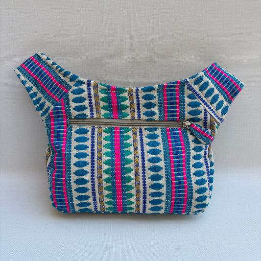 Riñonera "Special Boho Turquoise & Pink" + Bolsillo trasero · Pieza Única Núm. 19340