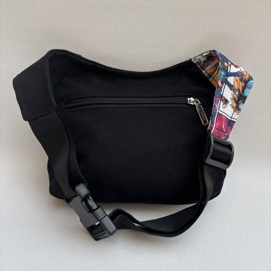 Riñonera "Special Manga Black" + Bolsillo trasero · Pieza Exclusiva Núm. 17704