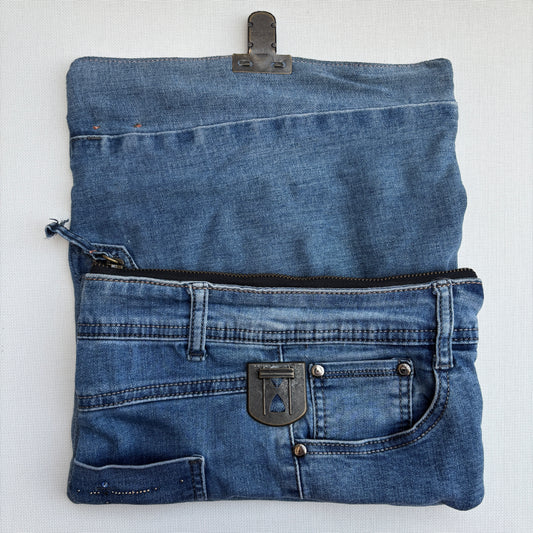 ♻️ Jeans Recycled ♻️ Unique Piece No. 11975