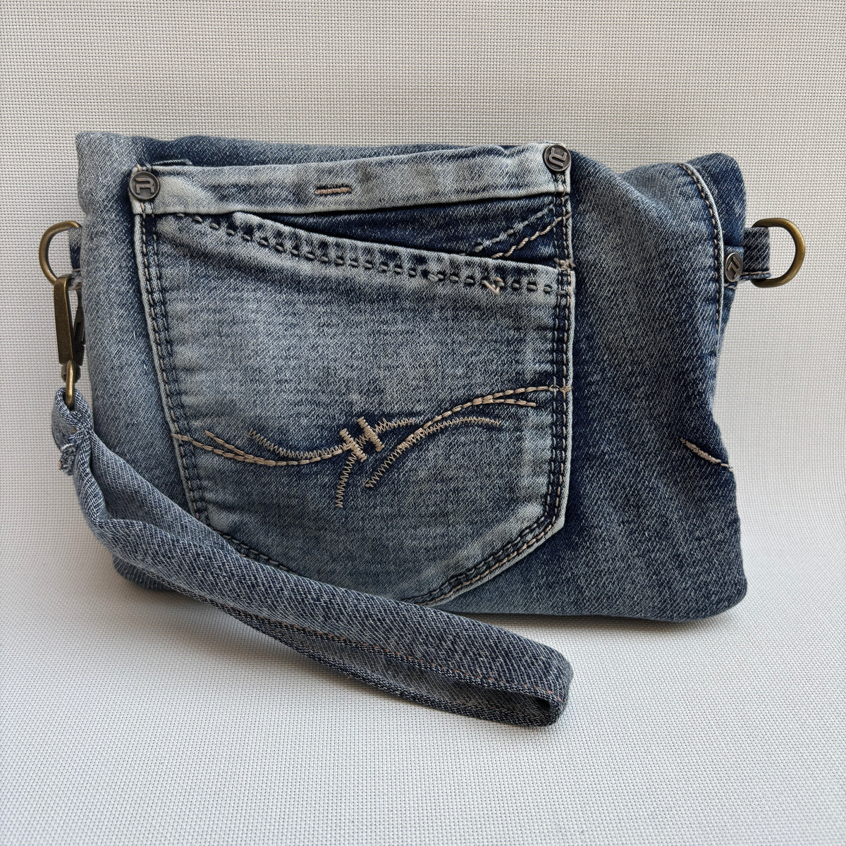 Riñonera NANO multifunción ♻️ Jeans Recycled ♻️ · Pieza Única Núm. 17695