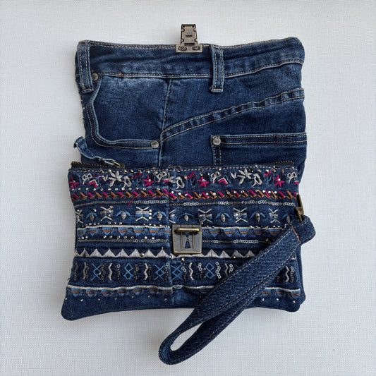 Riñonera NANO multifunción ♻️ Jeans Recycled ♻️ · Pieza Única Núm. 17692