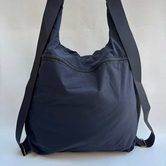 Mochila - Bolso - Tote Bag Impermeable · Multifunción · "Nepal" Turquoise Flowers · Súper ligera · Pieza Núm. 19303