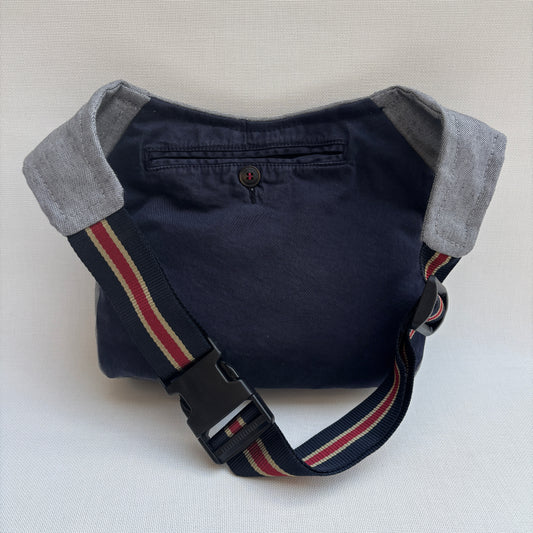 Riñonera "Blue Top" ♻️ Recycled ♻️ · Pieza Única Núm. 17768