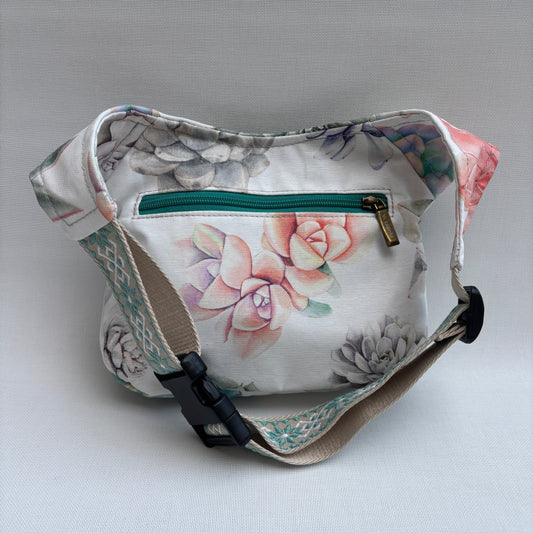 Riñonera "Elegant Cynara Top" + Bolsillo trasero · Impermeable · Pieza Única Núm. 17786