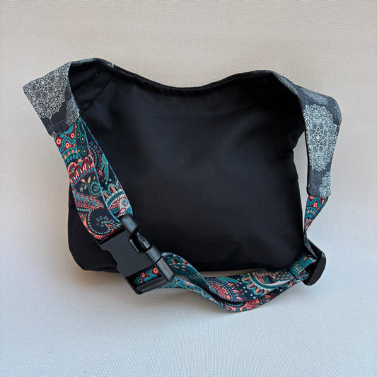 Riñonera "Special Black & Mandalas Top" · Impermeable · Pieza Única Núm. 16945