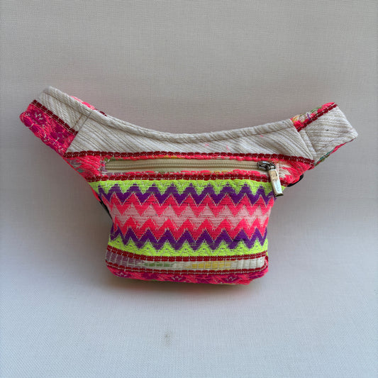 Riñonera Mini "Special Energy India" + Bolsillo trasero extra · Pieza Única Núm. 18415