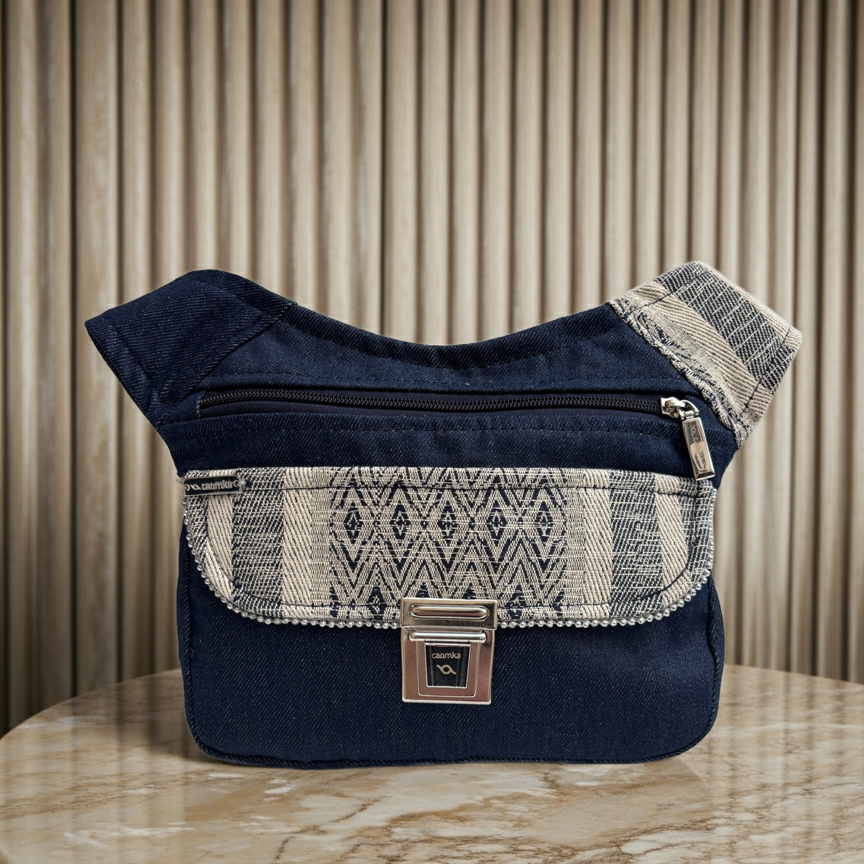 Riñonera "Elegant Jeans India Top" + Bolsillo trasero extra · Pieza Única Núm. 18510