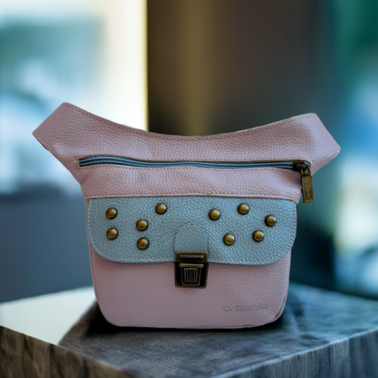 50% Dto. Riñonera Mini "Special Spring Caomka" · Piel de napa · Pieza Exclusiva Núm. 17325