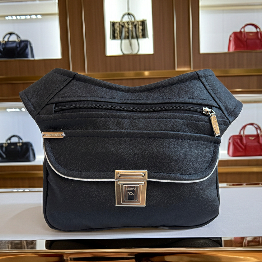 Riñonera "Especial Classic Black Silver" · Polipiel · Pieza Exclusiva Núm. 18261