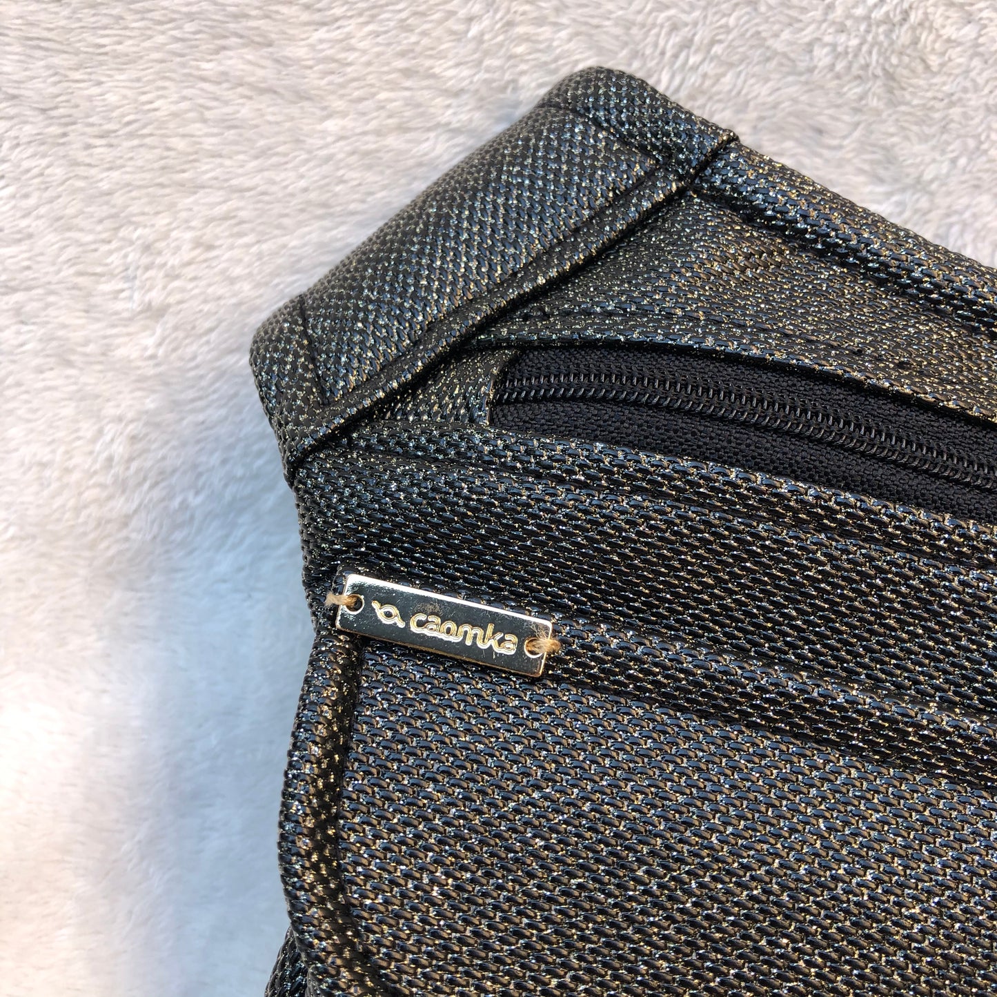 Premium Bright Plus + back pocket. Vegan skin. Unique Piece No. 6854