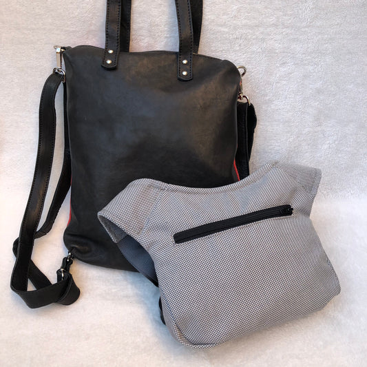 PACK Backpack-Shoulder Bag Lau&ang Bags + Caomka Fanny Pack "Fantasy”