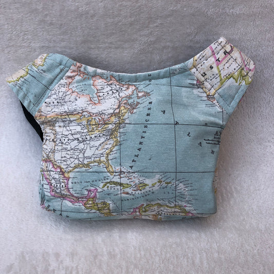 Special World Map Silver. Unique Piece No. 7105