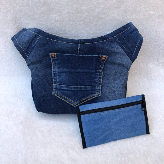 "Jeans Recycled" Purse Unique Pieces No. 7109
