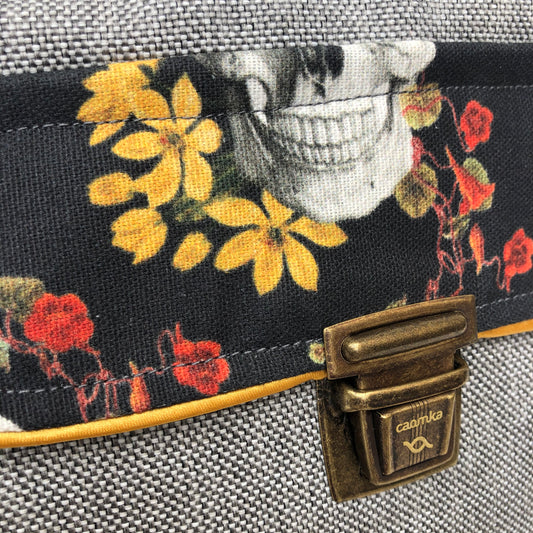 Special Mexican Skulls Gray Unique Piece No. 6800