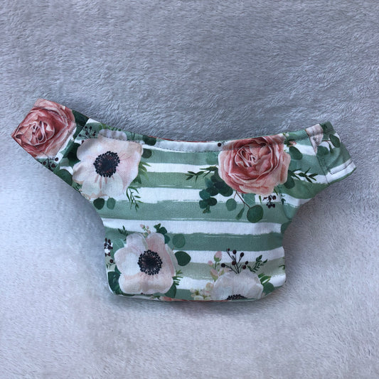 Mini Special Greens & Roses. Tela resinada anti-manchas. Pieza Única Núm. 5799
