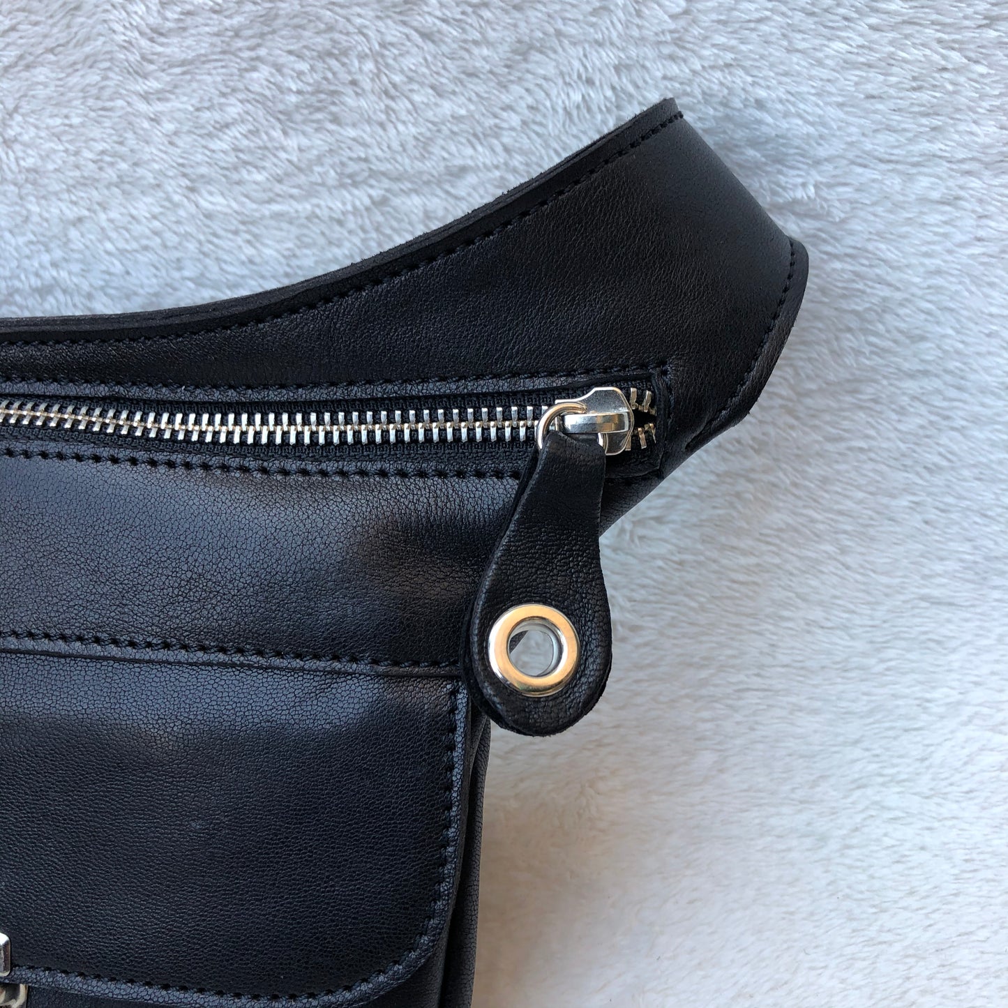 Mini Classic Black-Silver · Cinta de Piel · Piel natural BioCuir® · Pieza Exclusiva Núm. 6877