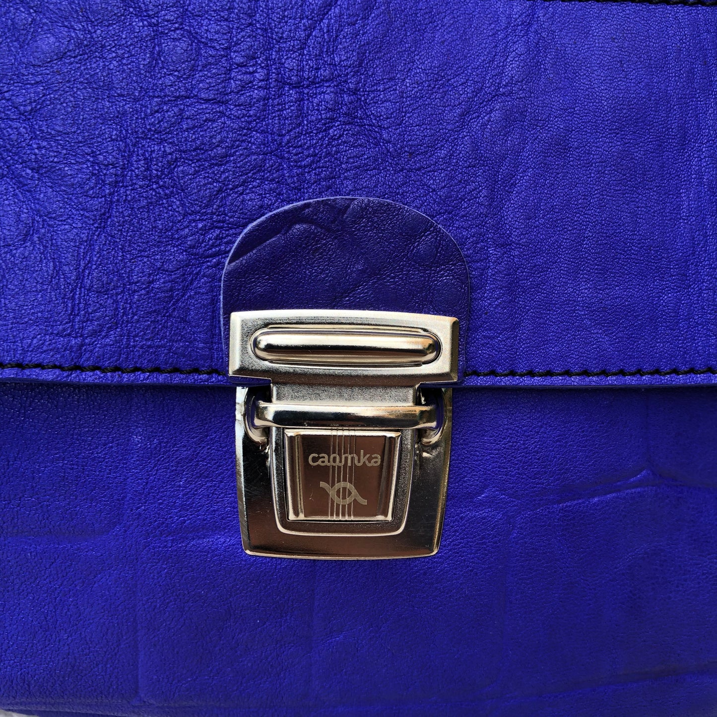 Summer Azul-Liloso · Piel natural BioCuir® · Pieza Exclusiva Núm. 7260