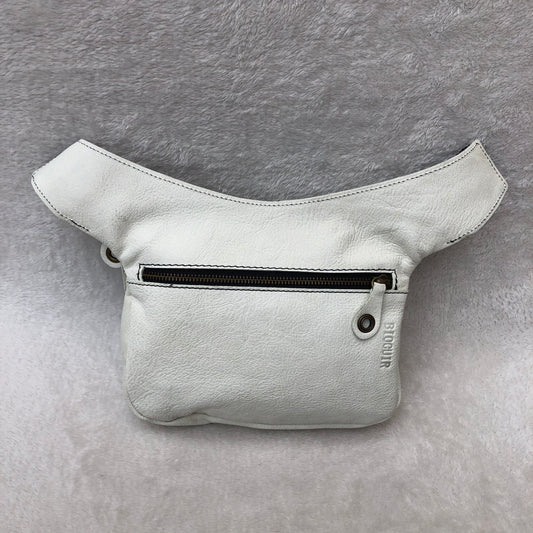Summer White Old Gold BioCuir® natural leather Exclusive Piece No. 7245
