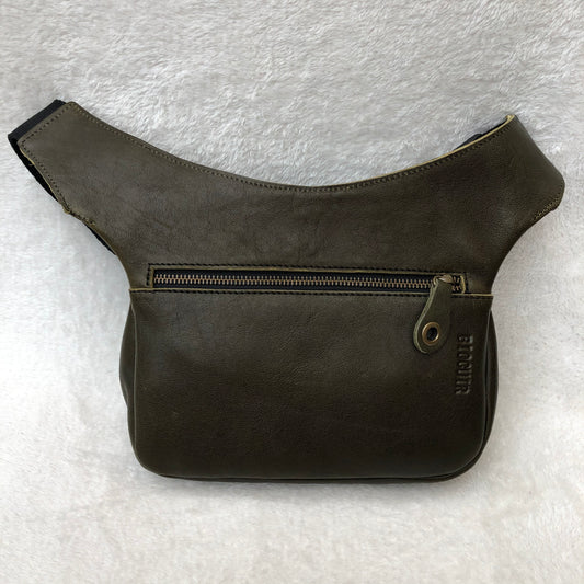 Summer Kaki Old Gold BioCuir® natural leather Exclusive Piece No. 7288