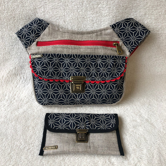 PACK Special June 2020 Waist Bag + Purse Unique Piece No. 7289