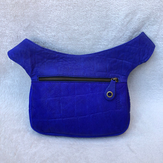 Summer Electric Blue BioCuir® Naturleder Exklusivstück Nr. 7325