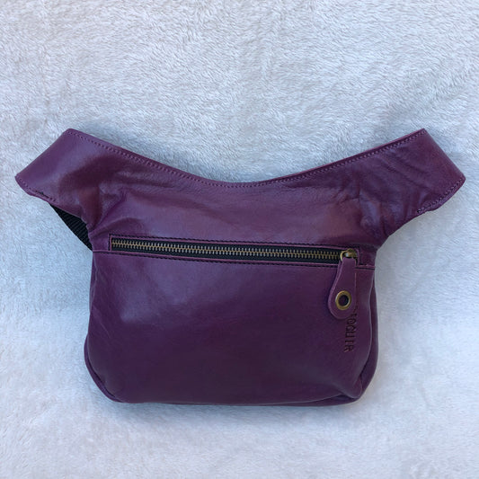 Summer Wine & Fuchsia BioCuir® Natural Leather Exclusive Piece No. 7317