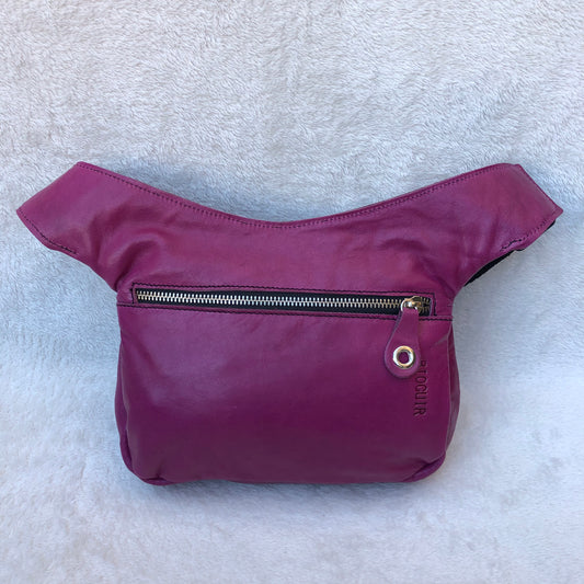 Summer Purple & Silver Natural BioCuir® Leather Exclusive Part No. 7349