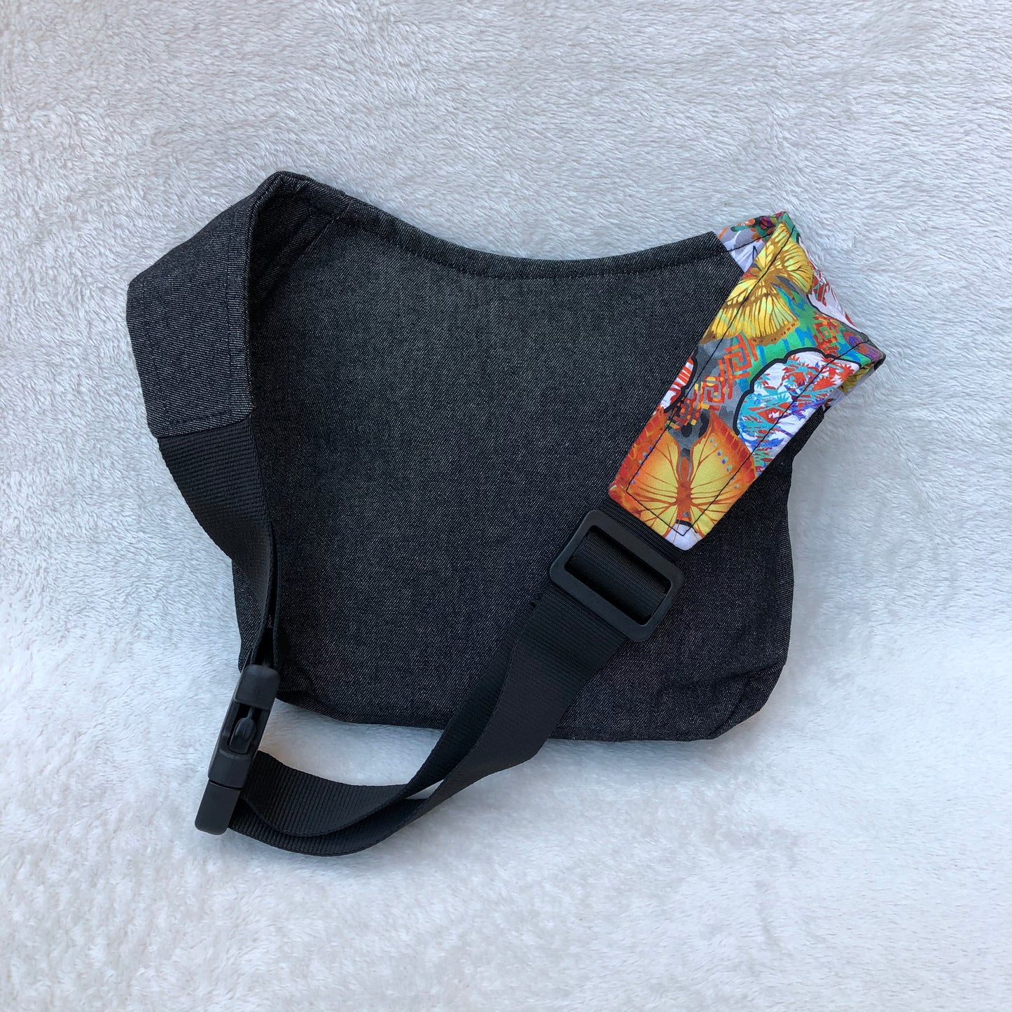 Special Jeans & Japanese Flowers Unique Piece No. 6284