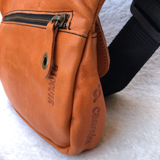 Summer Teja-Oro Viejo · Piel natural BioCuir® · Pieza Exclusiva Núm. 7420