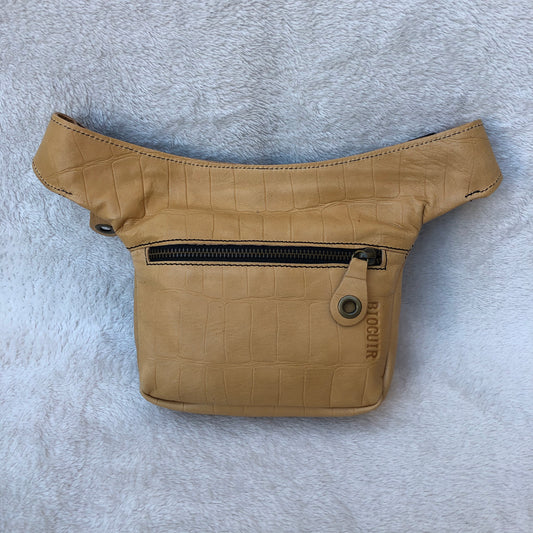 Mini Summer Camel & Pastel - Old Gold · Piel natural BioCuir® Pieza Exclusiva Núm. 7440