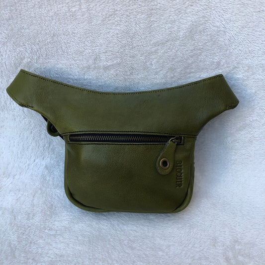 Mini Summer Green - Old Gold · Piel natural BioCuir® Pieza Exclusiva Núm. 7447