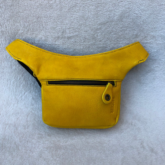 Mini Summer Yellow - Old Gold · Piel natural BioCuir® Pieza Exclusiva Núm. 7511